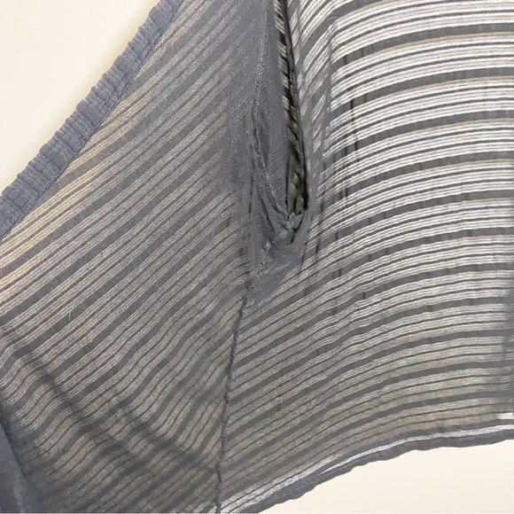 Liz & Me Black Short Sleeve Kimono Cardigan - Picture 3 of 6